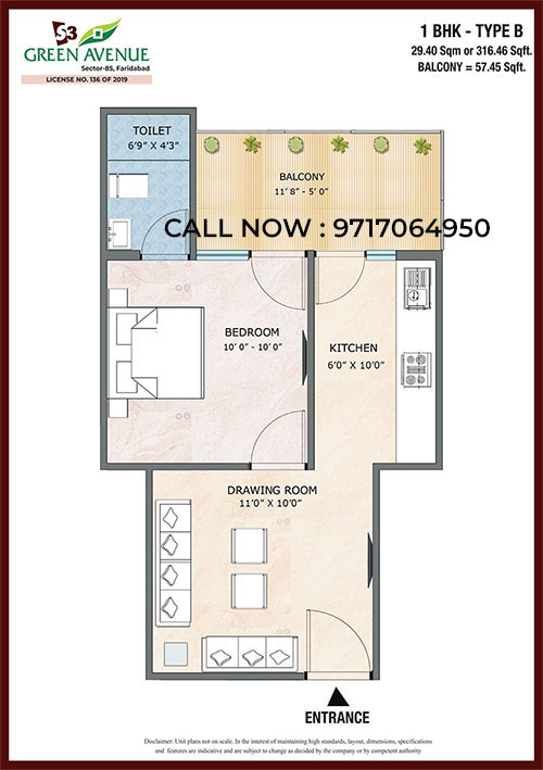 1BHK Type B