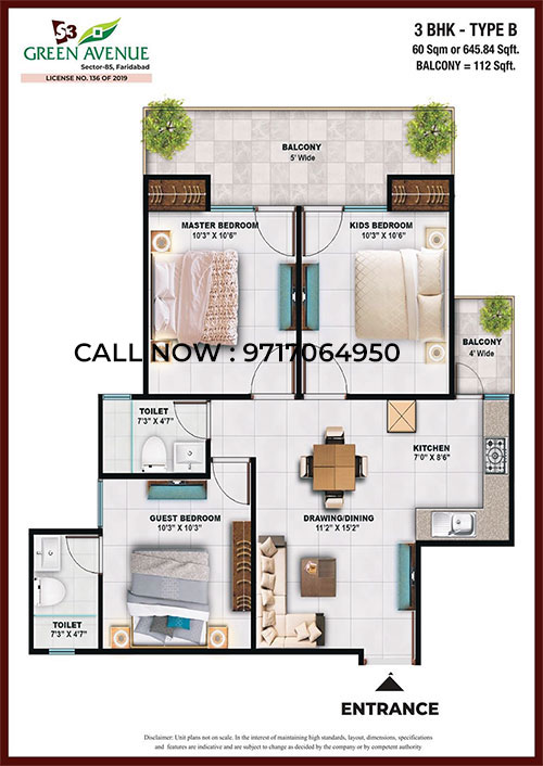 3BHK Type B